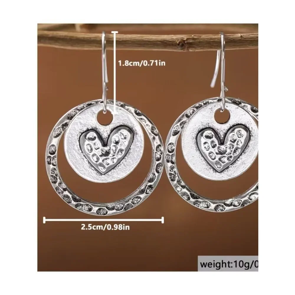 N/A hammered hoops